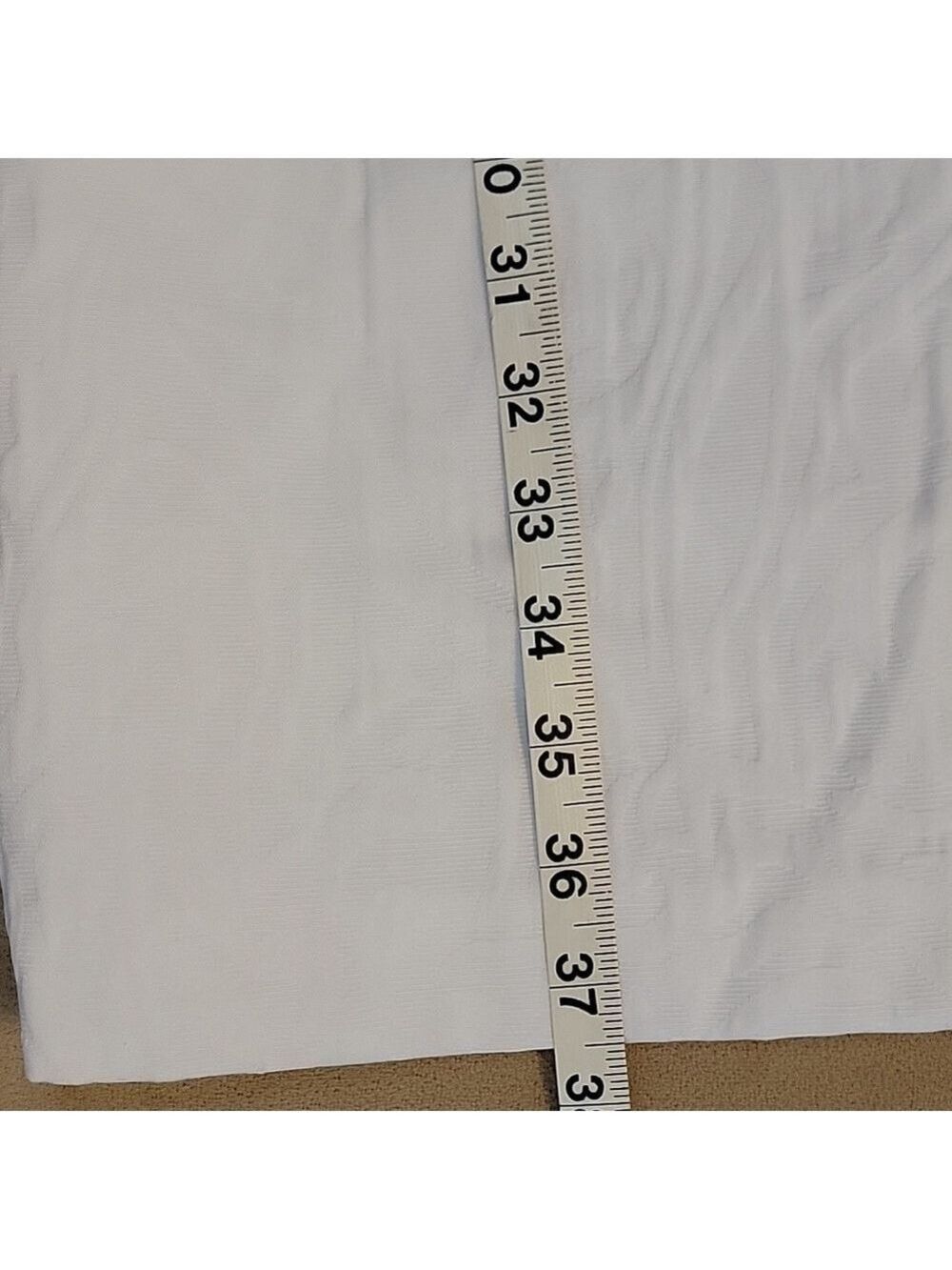 Studio I White Sleeveless Sheath Dress with Beading Size 14 EUC - Picture 10 of 12